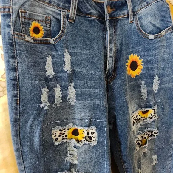 Sunflower straight leg distressed jean - Picture 2 of 3